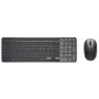 Dell Pro 7 set tastiera e mouse compatto ricaricabile - KM746 - nero - layout tedesco