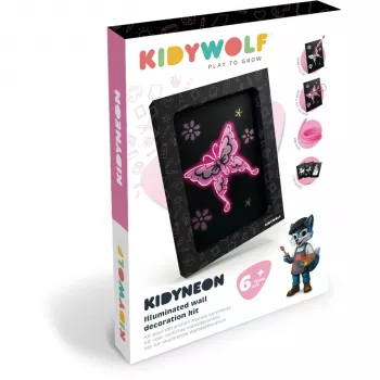 KIDYWOLF Set decorazione da parete illuminata 3 pezzi Principessa