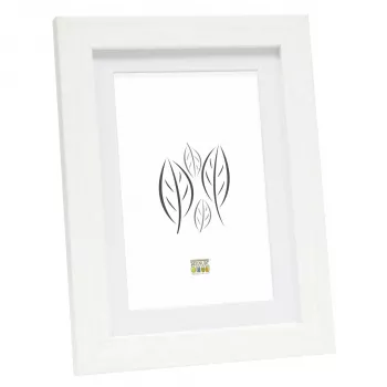 Deknudt S66KF1 P1 cornice in legno bianca 30x45 con passepartout