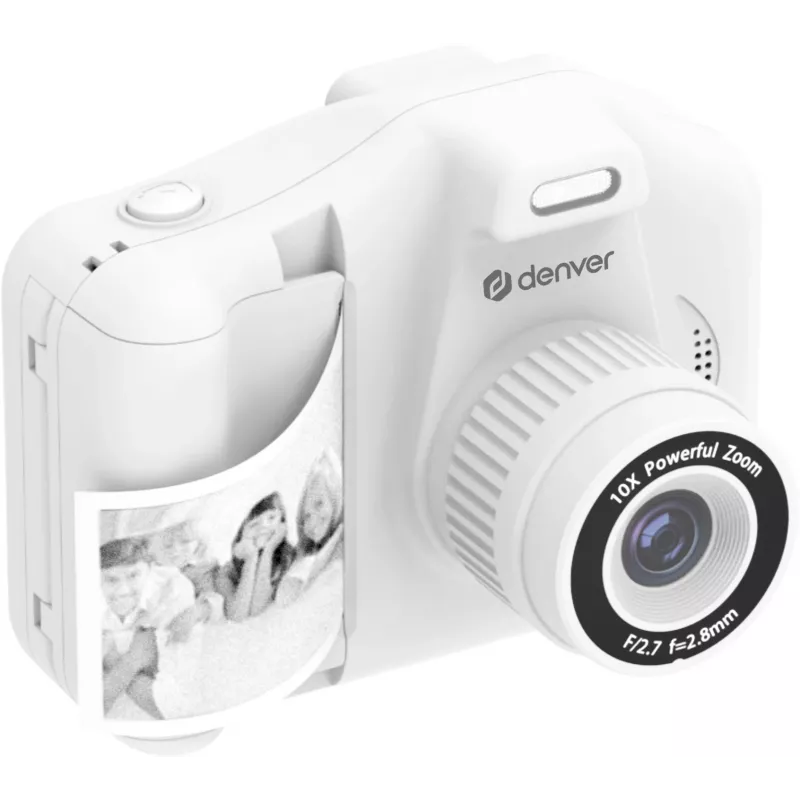 Denver KPC-1370W fotocamera per bambini bianca con stampante 2,8 inch LCD 12MP Full HD 1080p