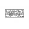 Logickeyboard tastiera Braille Mac Bluetooth con tasti a stampa grande nero su bianco - 78 tasti