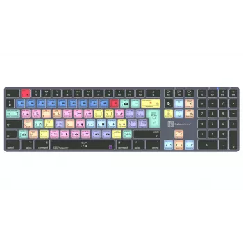 LogicKeyboard Adobe Premiere Pro CC Titan FR (Mac) - layout francese AZERTY, retroilluminata, tastiera USB cablata