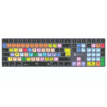 LogicKeyboard Apple Logic Pro X2 Titan FR (Mac) - tastiera AZERTY francese cablata retroilluminata