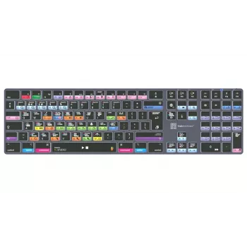 Logickeyboard FL Studio tastiera TITAN per Mac - USB cablata - nera con tasti codificati a colori