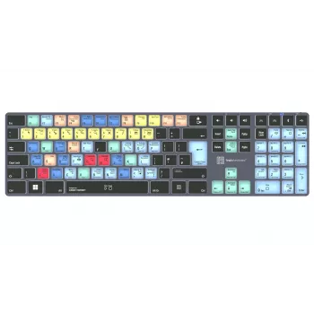 Logickeyboard Steinberg Cubase/Nuendo Titan UK tastiera PC USB con filo retroilluminata