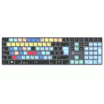 Logickeyboard Steinberg Cubase/Nuendo Titan UK tastiera PC USB con filo retroilluminata
