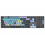 Logickeyboard DaVinci Resolve Classic Titan DE (Mac) - layout tedesco, USB con filo, tastiera per editing retroilluminata