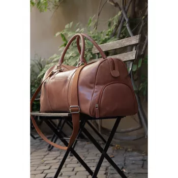 dbramante1928 Kalundborg Sport borsa weekender - borsa da viaggio in pelle 15 (tan)