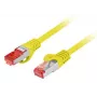 Cavo patch LANBERG Cat.6 S/FTP LSZH CU 3,0m giallo certificato Fluke (PCF6-10CU-0300-Y)
