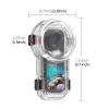 PULUZ custodia subacquea impermeabile fino a 60m per Insta360 X5 / X5 / PU760T