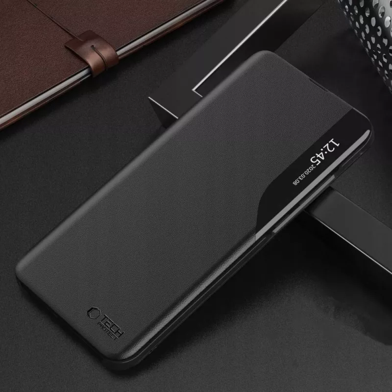 TECH-PROTECT Smart View custodia a libro per Xiaomi Redmi Note 14 Pro 5G / Poco X7 5G - nero