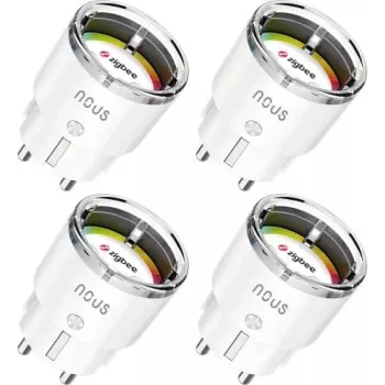 NOUS A1Z ciabatta smart ZigBee confezione da 4 con monitoraggio energia