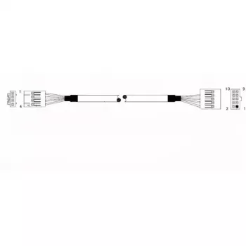 Supermicro CBL-0341L Cavo USB 2.0 interno - 70 cm - scheda madre 10 pin a 2x connettore femmina USB-A