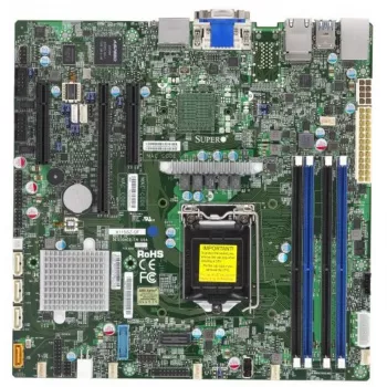 Supermicro X11SSZ-QF motherboard Micro-ATX, LGA 1151, Intel C236, DDR4, doppia Gigabit LAN, IPMI, grafica integrata, HD Audio