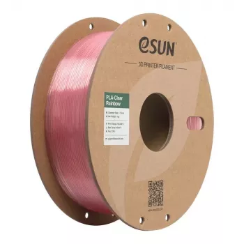 eSUN PLA Clear 1,75mm Pink Crystal Filamento 1kg