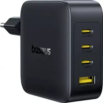 Baseus EnerFill FH11 Caricabatterie Rapido GaN 140W 3xUSB-C + 1xUSB-A Nero