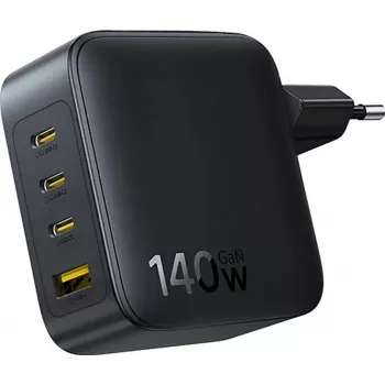 Baseus EnerFill FH11 Caricabatterie Rapido GaN 140W 3xUSB-C + 1xUSB-A Nero