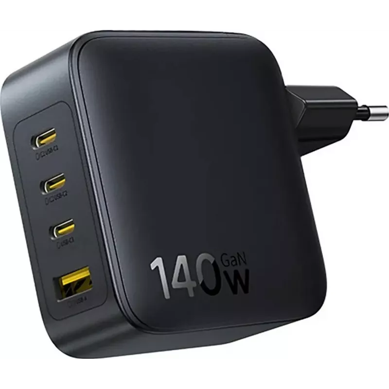 Baseus EnerFill FH11 Caricabatterie Rapido GaN 140W 3xUSB-C + 1xUSB-A Nero