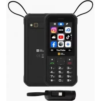 AGM Mobile M11 4G Feature Phone robusto, display 2,8 pollici, IP68/IP69K, 4000 mAh, Nero