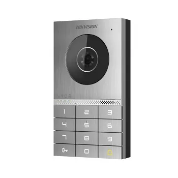 Hikvision DS-KV7023EY-IME2 Videocitofono, 2 MP, PoE, IP65, IK08, Mifare