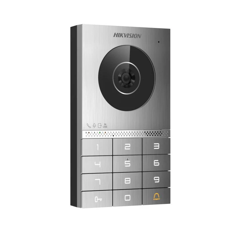 Hikvision DS-KV7023EY-IME2 Videocitofono, 2 MP, PoE, IP65, IK08, Mifare