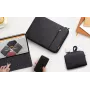 Inateck custodia laptop 13,3 pollici con pochette accessori, nero-grigio