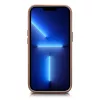 iCarer Case Custodia in vera pelle per iPhone 14 Plus marrone (compatibile MagSafe)