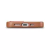 iCarer Case Custodia in vera pelle per iPhone 14 Plus marrone (compatibile MagSafe)