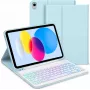 Inateck Keyboard Ace Touch iPad 11/10.9 QWERTZ RGB bianco