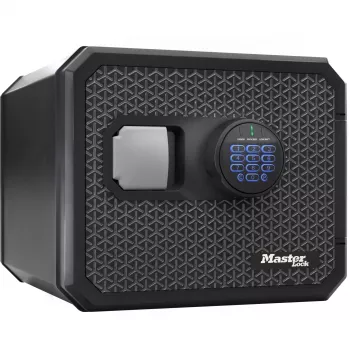 Master Lock Cassaforte di sicurezza resistente a fuoco/acqua FPW082FTC, 8,2L, serratura digitale