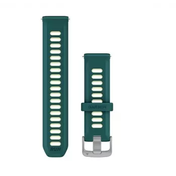 Garmin Quick Release cinturino 20mm silicone Teal Green/Citron (010-11251-B8)