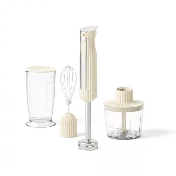 Guzzini Sous Chef Frullatore a immersione con accessori, crema (14840004)