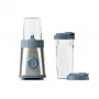 Guzzini Sous Chef Frullatore portatile ON-THE-GO, blu navy - Frullatore compatto con 2 bicchieri