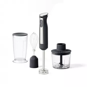 Guzzini Sous Chef Frullatore a immersione con accessori, grigio (148400184)