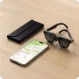 Satechi custodia per occhiali FindAll in pelle vegana nera