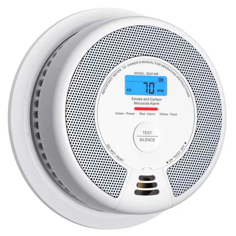 X-Sense SC07-MR rilevatore di fumo e monossido di carbonio wireless interconnesso con batteria da 10 anni