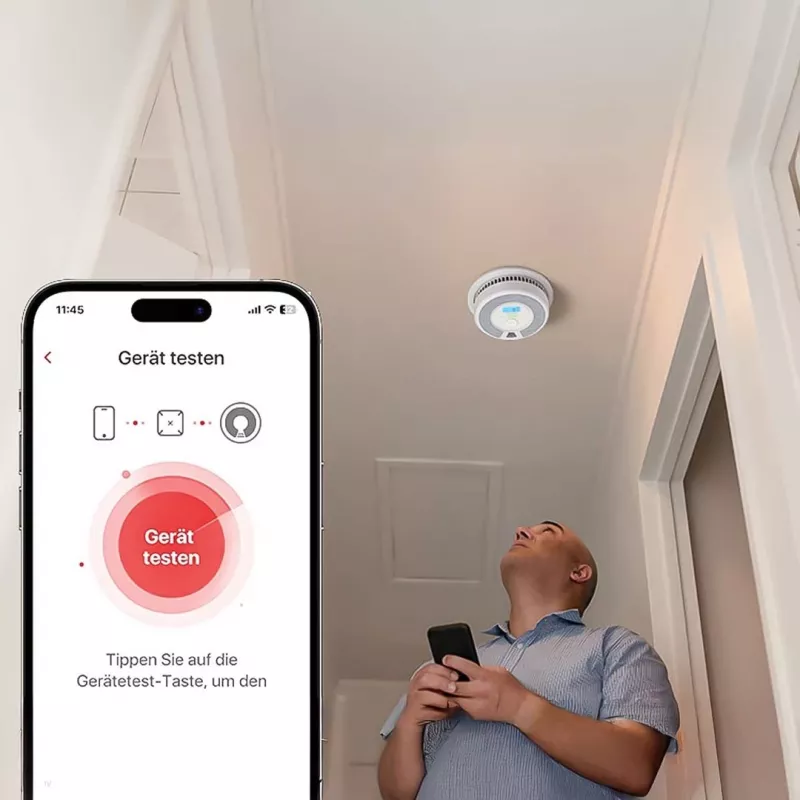 X-Sense SC07-MR rilevatore di fumo e monossido di carbonio wireless interconnesso con batteria da 10 anni