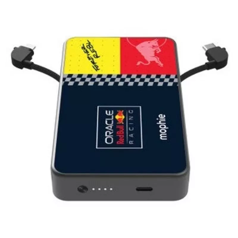 Mophie Powerstation Plus 10K Red Bull Racing 10000 mAh power bank con USB-C e Lightning
