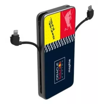 Mophie Powerstation Plus 10K Red Bull Racing 10000 mAh power bank con USB-C e Lightning