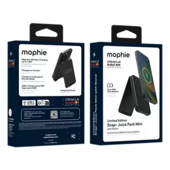 Mophie Snap+ Mini Stand 5000mAh power bank nero