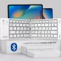 INCA Tastiera Bluetooth 5.0 pieghevole IBK-580BT, sottile, USB-C, QWERTY, nero