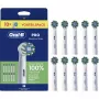 Braun Oral-B Pro CrossAction Testine spazzolino di ricambio confezione da 10