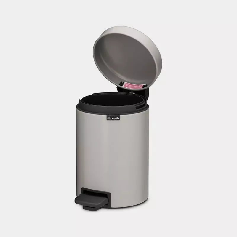 Brabantia NewIcon pattumiera a pedale 3 L Soft Grey (25 21 81)