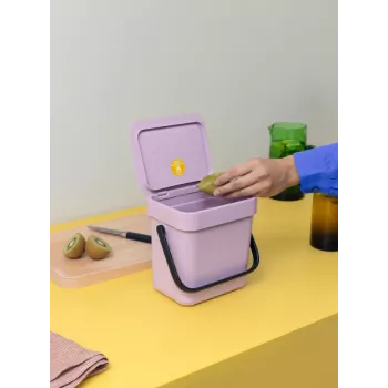 Brabantia Sort & Go pattumiera lilla rosa 3 L