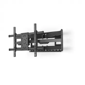 One for All WM 4663 supporto da parete per TV 100 Solid Turn 120 XL, completamente orientabile, 32-84 pollici, 50 kg, VESA 100x100 fino a 600x400, nero