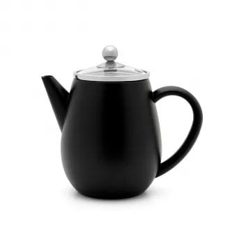 Teiera Bredemeijer Eva 0,5L nero opaco