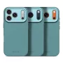 Decoded AntiMicrobial Silicone Back Cover per iPhone 17 Pro con MagSafe - Retro Blue