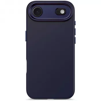 Cover posteriore in silicone antimicrobico Decoded per iPhone 17 Air con MagSafe - True Navy