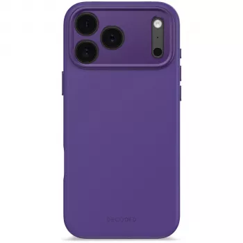 Cover posteriore in silicone antimicrobico Decoded per iPhone 17 Pro Max, compatibile MagSafe, Future Dusk