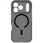 Cover posteriore trasparente DropTec Decoded per Apple iPhone 17 Pro, compatibile MagSafe, nero opaco
